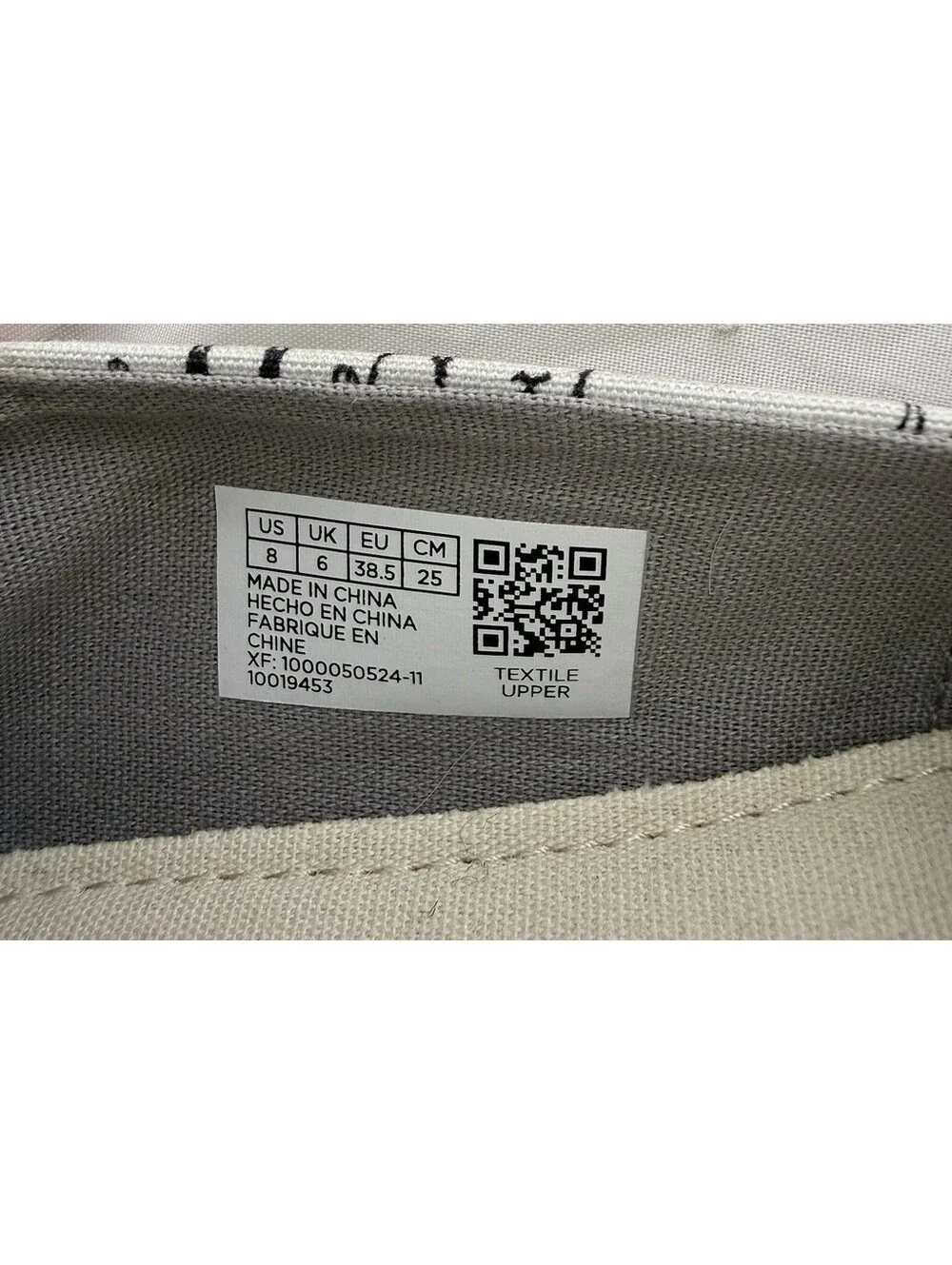 TOMS Alpargata Belmont White Office Dogs Shoes Size 8 Sneakers Black & White